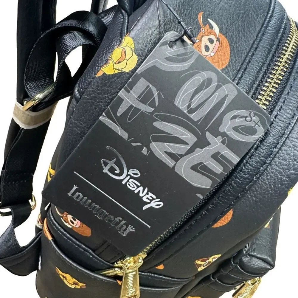 Loungefly x Disney The Lion King Character AOP Mini Backpack - 9” x 10.5” x 4.5” - Picture 8 of 9